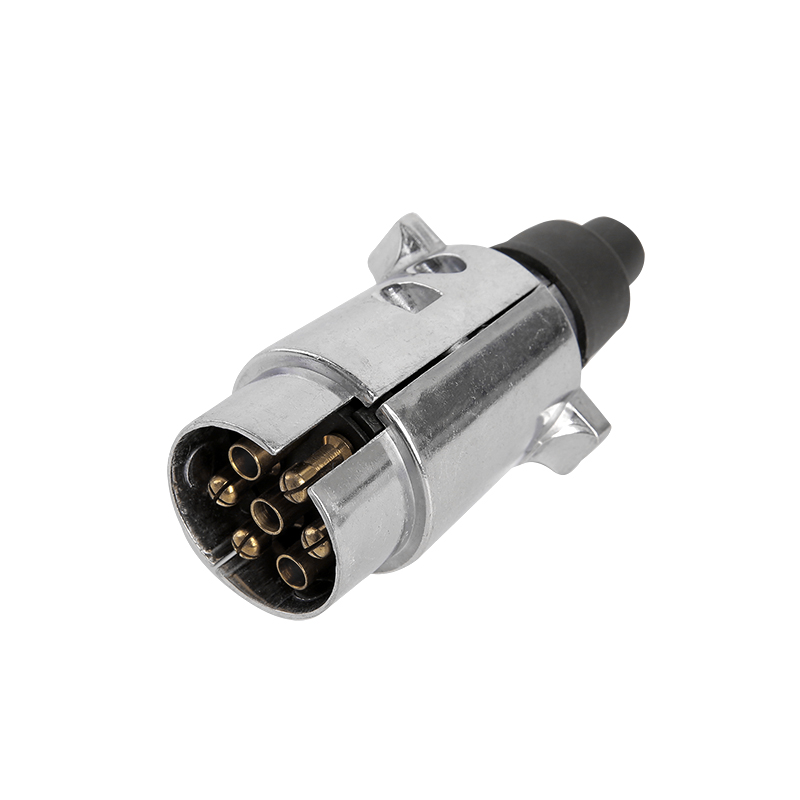 7-pinski veliki okrugli utikač aluminijskog stila JH015-A